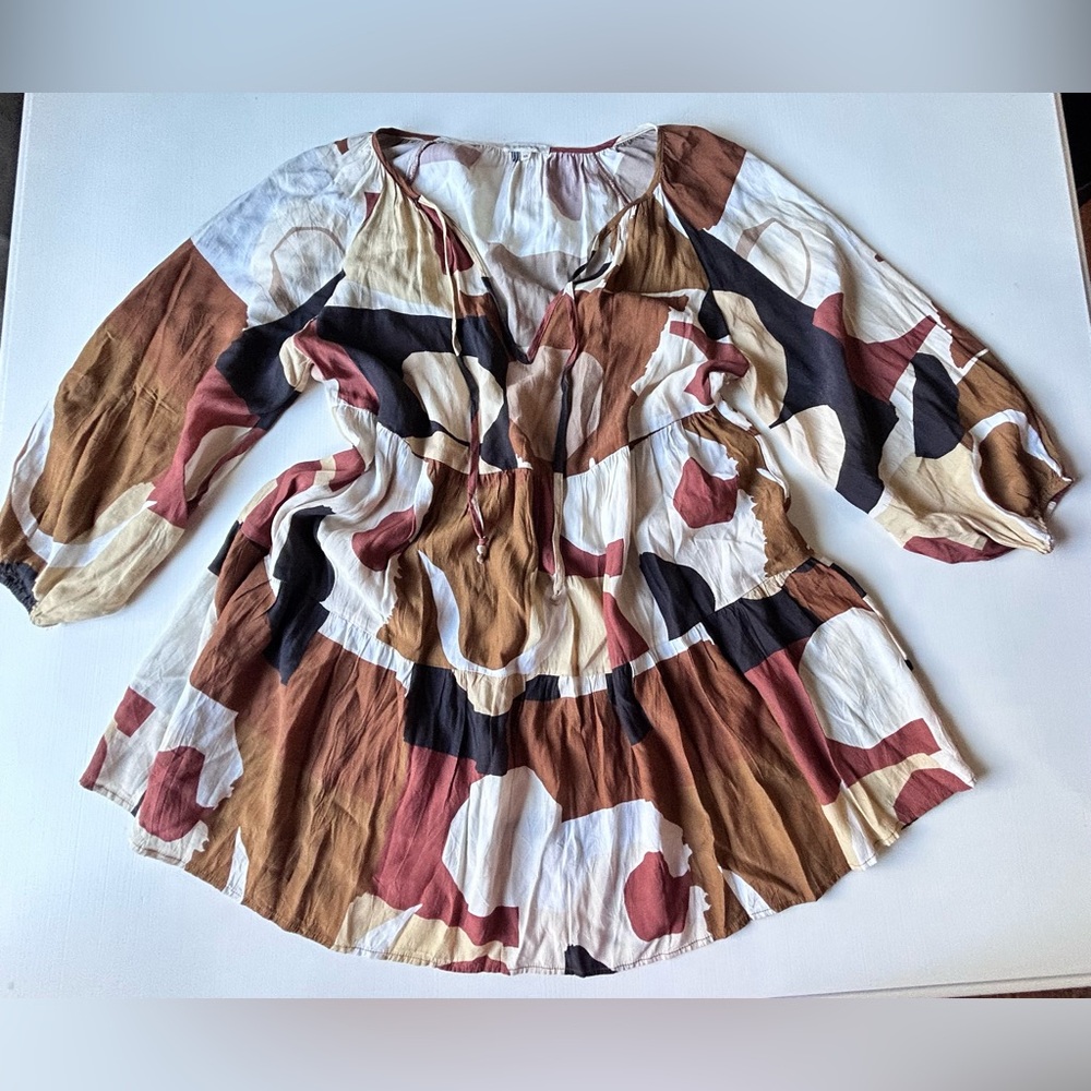 Whimsy + Row phoenix dress in abstract